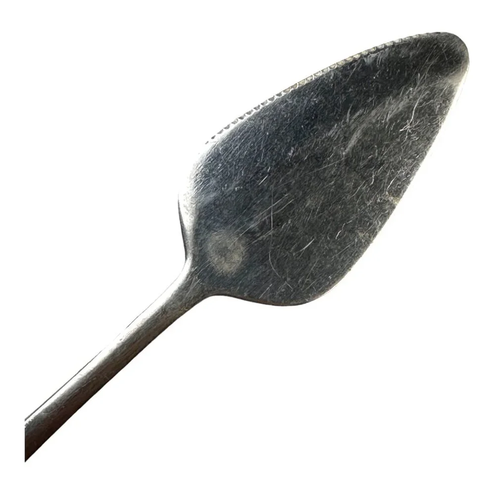 Stainless Steel Pie Server By Silhouette Japan With Serrated Edge Vintage Kitche